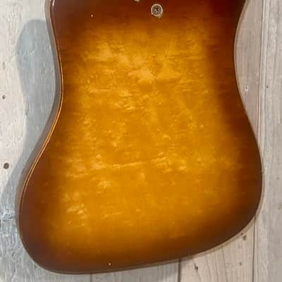 1960's Kay K100 Vanguard Single Pickup, Sunburst , Killer Retro Vintage Old Kay ! image 10