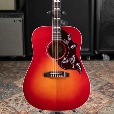 Gibson Hummingbird Special Acoustic/Electric Guitar - Satin Vintage Cherry Sunburst with Gig Bag image 4