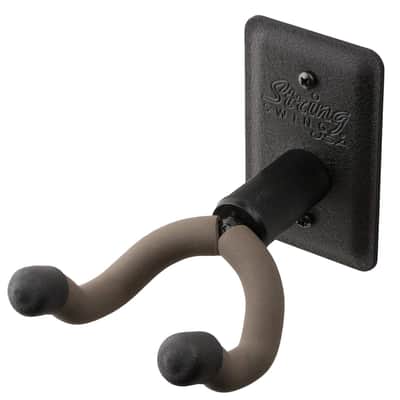 String Swing CC11K-BLK Guitar Keeper Wall Mount Guitar Hanger in Black Metal image 2