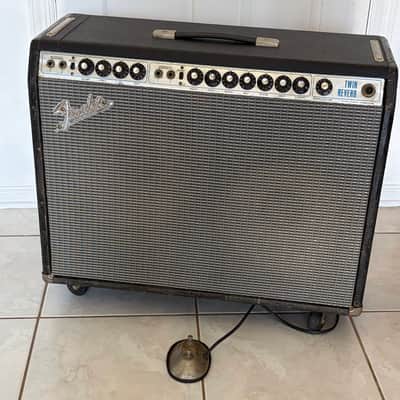 1974 Fender Twin Reverb Silverface 100-Watt 2x12 Combo – Serviced, Original Transformers, Footswitch image 1