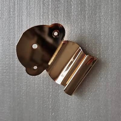 Hollow Body Jazz Guitar Tailpiece Trapeze in Gold image 4