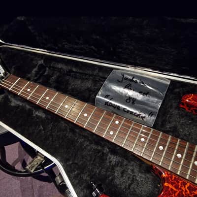 RARE 1988 Jackson USA Custom Shop Limited Edition Lava Crackle American Super Strat Pre-Fender Signed Guitar image 20