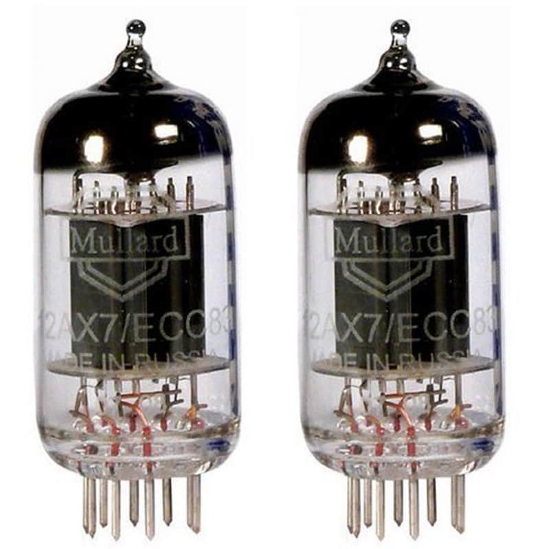 New 2x Mullard 12AX7 / ECC83 | Pair / Two Tubes | Free Ship image 1