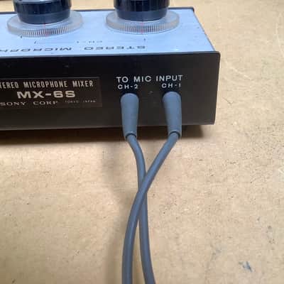Sony MX-6S, Stereo Microphone Mixer, Vintage Made in Japan image 11