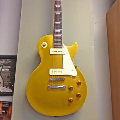 Aria Pro II Les Paul Copy Gold Top MIJ w/ Lollar P90's | Reverb
