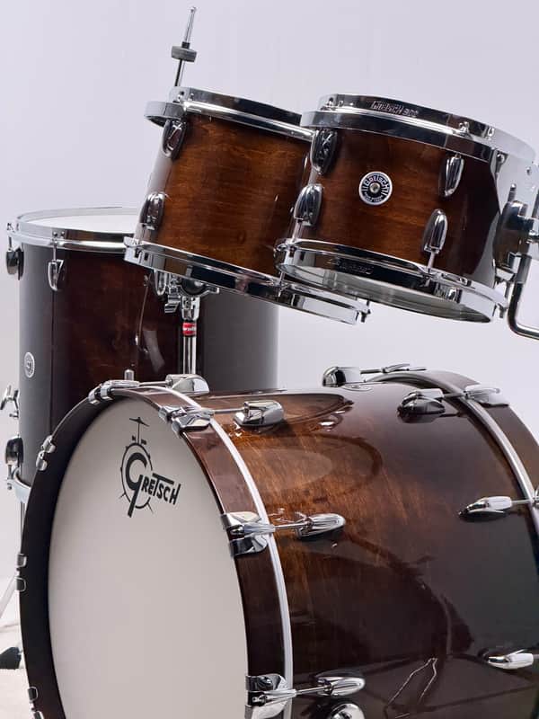 Gretsch 22/10/12/16" Brooklyn Drum Set - Gloss Walnut image 1