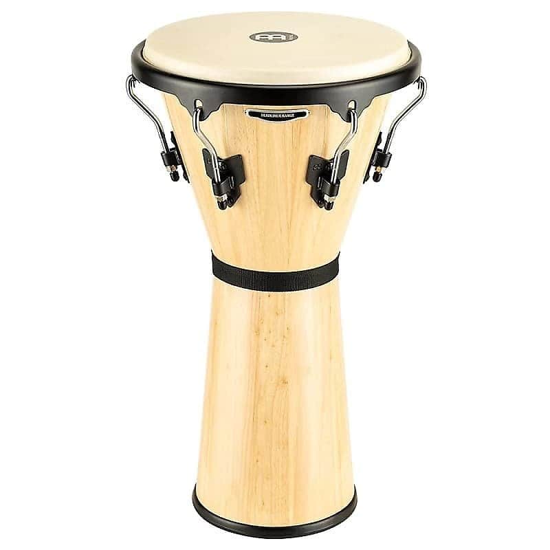 Meinl HDJ500NT 12 1/2" Headliner Series Natural Wood Djembe image 1