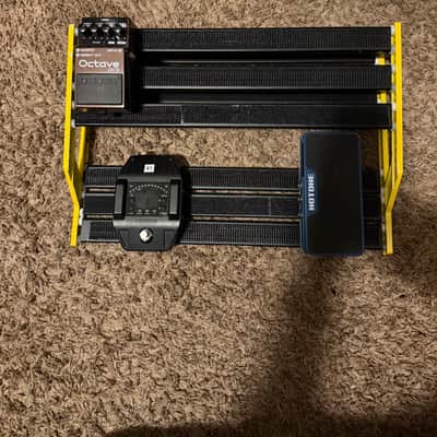 NuX NPB-L Bumblebee Large Pedal Board with Soft Case 2010s - Black / Yellow image 6