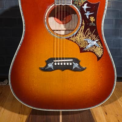 Gibson 2024 Custom Shop STUNNER PSL Doves In Flight Quilt Wildfire Burst 1 of 5 w/ OHSC, CoA & Build Sheet image 3