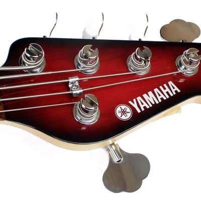 Yamaha BB415 5 String Bass Guitar in Wine Red image 8