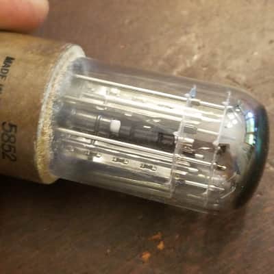 Bendix ONE (1) 5852 tNOS TESTED Vacuum Tube triple mica 6X5GT premium Audio 1938-1961 image 3