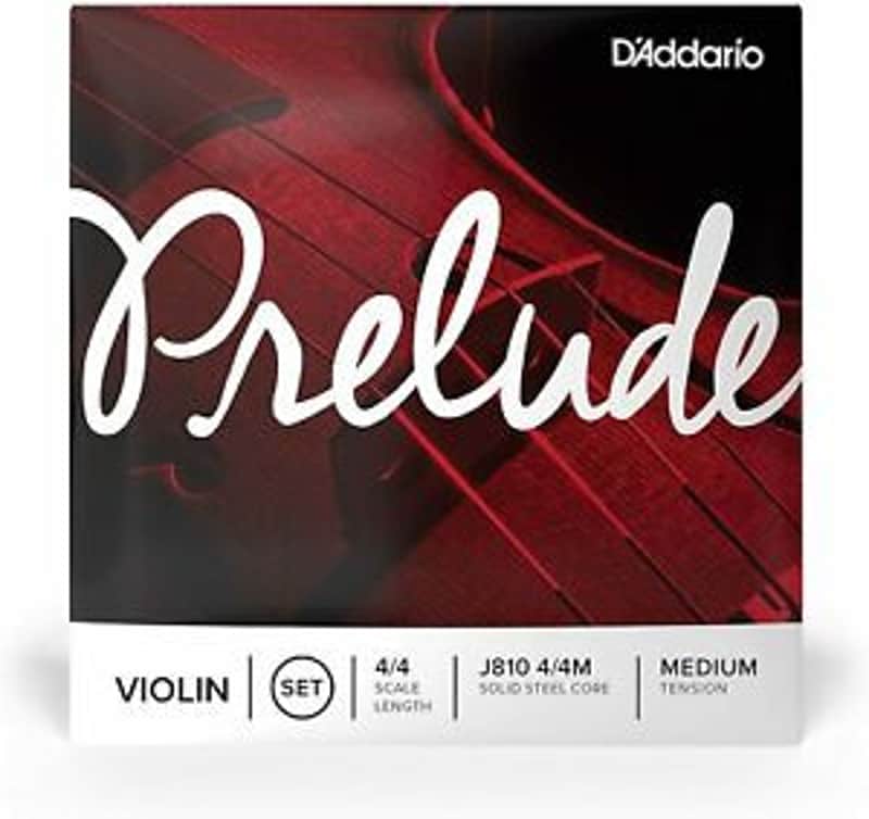 D'Addario J8104/4M - Prelude Violin String Set - 4/4 - Medium Tension image 1