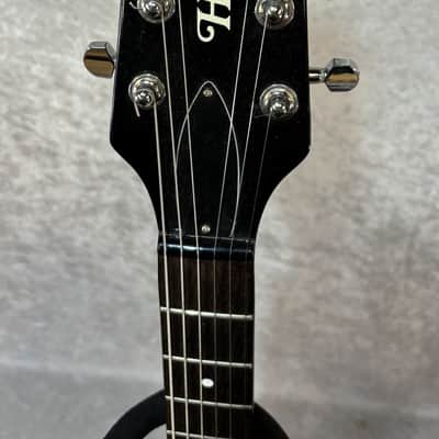 Hamer DC double cutaway electric guitar transparent black (made in Korea) image 2