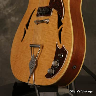 rare 1965-'66 BURNS/Baldwin GB 65 Natural/Blonde FLAME MAPLE TOP!!! image 8