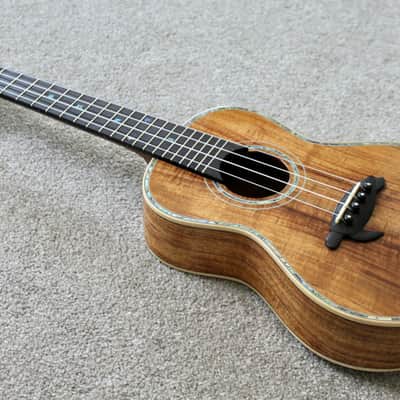 Big Island Ukulele Co Solid Golden Koa Concert Ukulele KX-CTG  W/ Carrying Case image 18