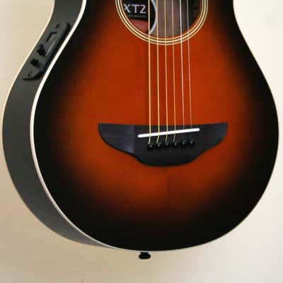 Yamaha APXT2-OVS 3/4 Size Acoustic Electric Guitar Old Violin Burst image 5