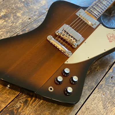 Gibson 1999 Yamano Order Firebird V Vintage Sunburst Fully Original with OHSC image 3