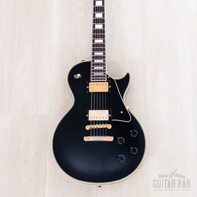 1989 Orville by Gibson Les Paul Custom LPC-EB Black Beauty w/ USA Bill Lawrence Humbuckers image 2