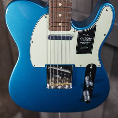 Fender Vintera '60s Telecaster Modified Electric Guitar, Pau Ferro Fingerboard, Lake Placid Blue 0149893302 image 5