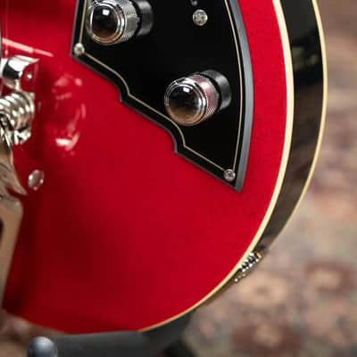 Duesenberg Starplayer TV Semi-Hollow Electric Guitar - Red Sparkle with Hardshell Case - Demo image 14