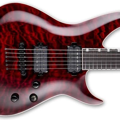 ESP LTD H3-1000 QM See Thru Black Cherry image 1
