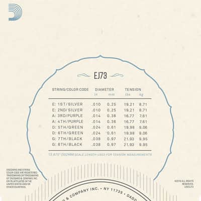 D'Addario EJ73 Phosphor Bronze Mandolin Strings, Light, 10-38 image 3
