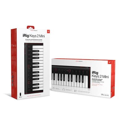 IK Multimedia iRig Keys 2 Mini - 25-Key Ultra-Compact MIDI Keyboard Controller image 4