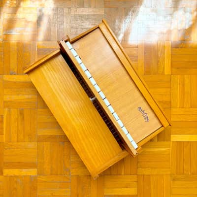 Legendary Antique Michelsonne Paris Wooden 25-Keys Upright Real Toy Piano made in France in 1950s! image 5