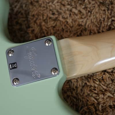 Video! 2020 Squier Paranormal Offset Telecaster Surf Green image 16