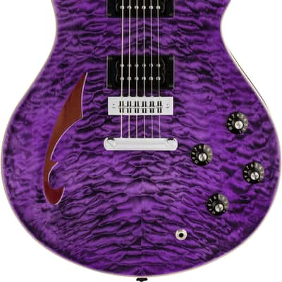 Mint EVH SA126 Special QM Trans Purple Ebony w/case image 2
