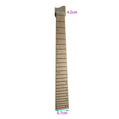 7 String Headless Guitar Neck, Maple Fingerboard 24 Frets image 7