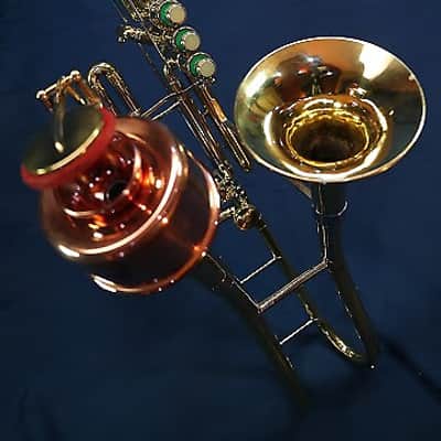 Jazzophone USA made Jazzophone 2024 Yellow Brass Saxophone Trumpet image 12