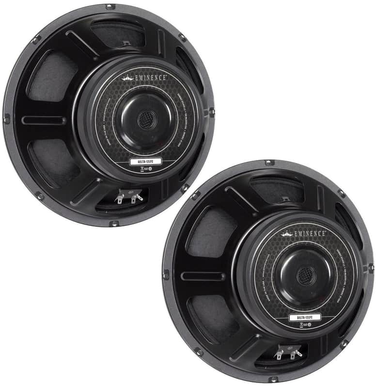 2x Eminence DELTA-12LFC 12" Pro Audio MidBass Speaker 1000 Watts Woofer 4-Ohm image 1