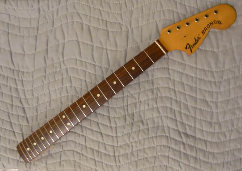 Fender USA VINTAGE 1967 Bronco/MusicMaster/Mustang Neck - | Reverb