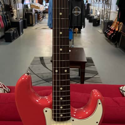 STRAT-BUILD ShowMeNitro Faded Fiesta Red Alder, Allparts SRO-62, Fender Hardware & SCN Pickups 2024 - Faded Fiesta Red Nitro image 3