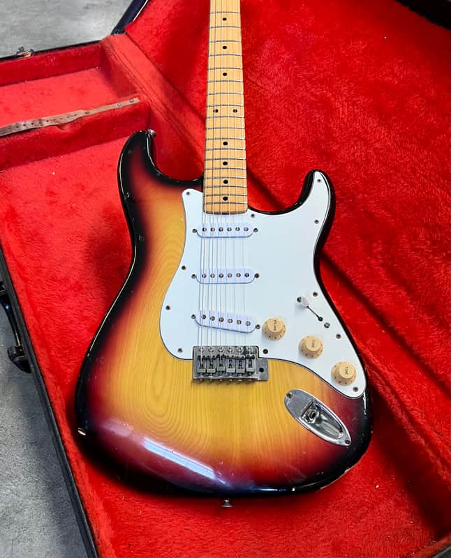 Greco Sparkle Sounds Strat 1977 Sunburst original vintage MIJ