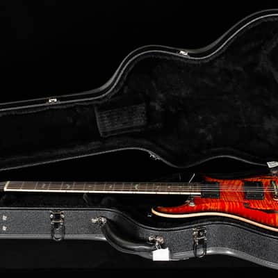 PRS Wood Library Willcutt Exclusive McCarty 594 Hollowbody II Blood Orange Smokeburst 10 Top (132) image 7