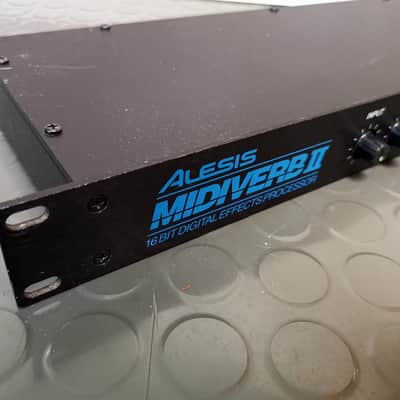 Alesis Midiverb II 16-Bit Digital Effects Processor 1990s - Black image 5