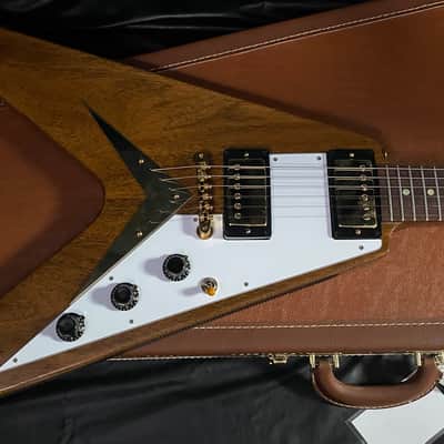 MINT! 2026 Gibson Custom 1958 Mahogany Flying V Reissue Electric Guitar - Antique Natural, VOS - Only 7lbs! image 1