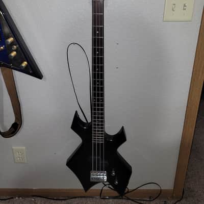 B.C. Rich Warlock Bass 1980s - Black image 1