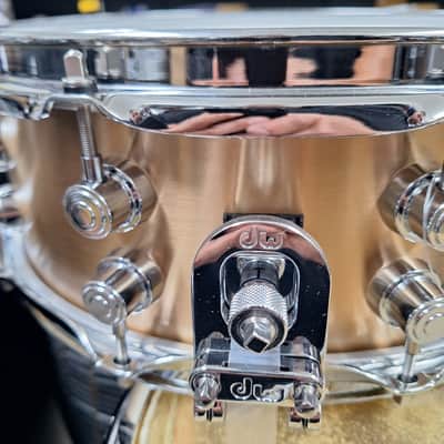 DW 5x14 MFG Left Cast Bronze Snare Drum - DRVZ0514STZL - #23 of 25 image 2