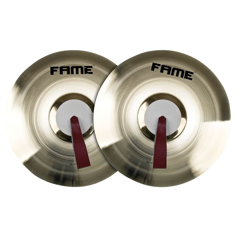 Fame Marching Cymbals 18", Brass - Marching Cymbal image 1
