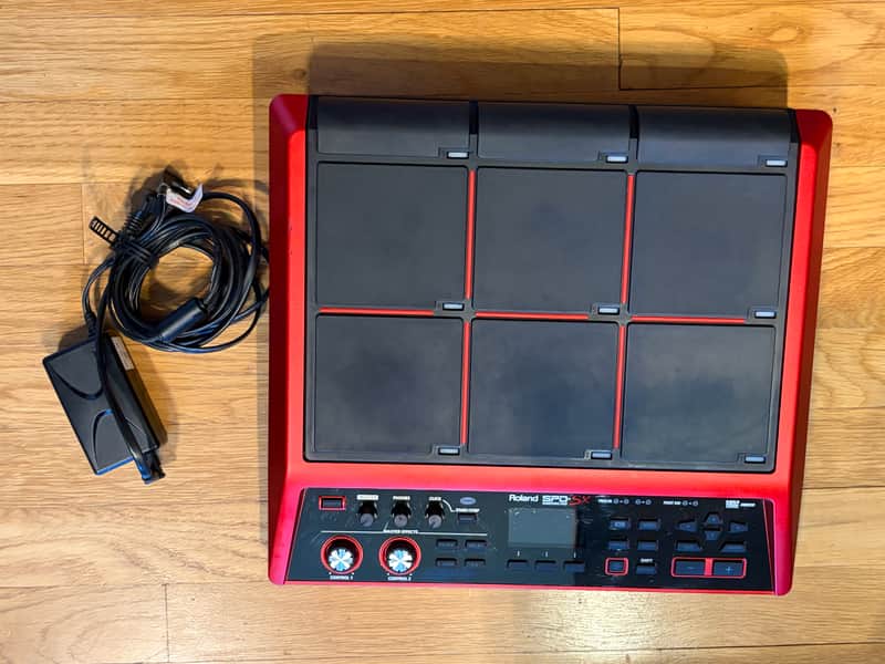 Roland SPD-SX-SE Special Edition 9-Zone Digital Percussion Sampling Pad 2010s - Red image 1