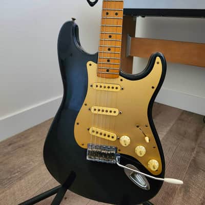 Vintage Fender MIM Stratocaster Black 1994 Custom image 1