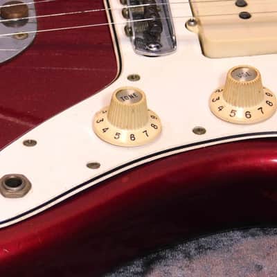 Fender Jazz Master 1965 - Candy Apple Red Matching Head image 4
