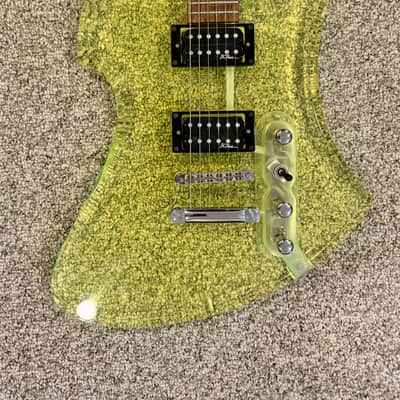 1999 BC Rich Mockingbird Transparent Acrylic Green – RARE – Gig Bag Included image 2