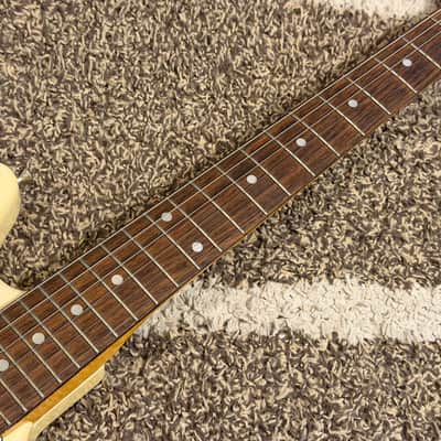 RARE! 2006-2008 Fender Japan MG-73 MH/CO Mustang Reissue Olympic White OWH Competiton Line Matching Headstock MIJ image 5