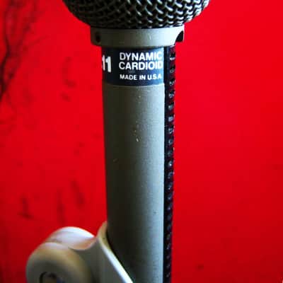 Vintage 1980's Electro-Voice PL-11 / RE11 Supercardioid Dynamic Microphone Low Z w accessories RE10 RE15 image 7