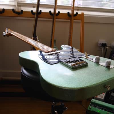 Partscaster: Guitar Mill Coke Bottle Flake T-Style + Fender Bullet 1 Neck – Complete Premium Build, Mastery, Arcane, Rutters with Extras! image 3
