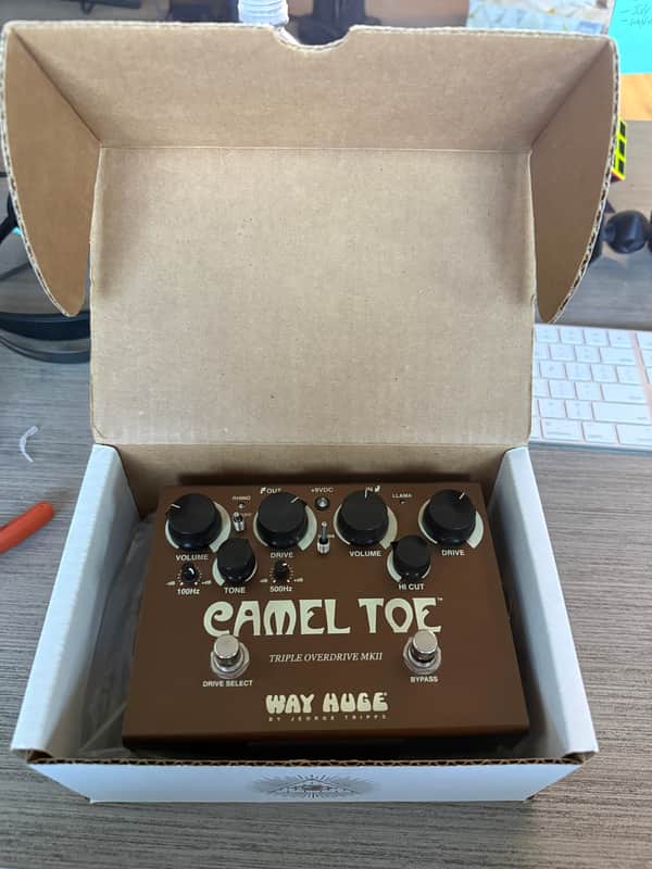 Way Huge WHE209 Camel Toe MkII Triple Overdrive 2016 - 2021 - Brown image 1